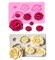 2 Pieces Rose Flowers silicone molds Cake Chocolate Mold wedding Cake Decorating Tools Fondant Sugarcraft Cake Molds